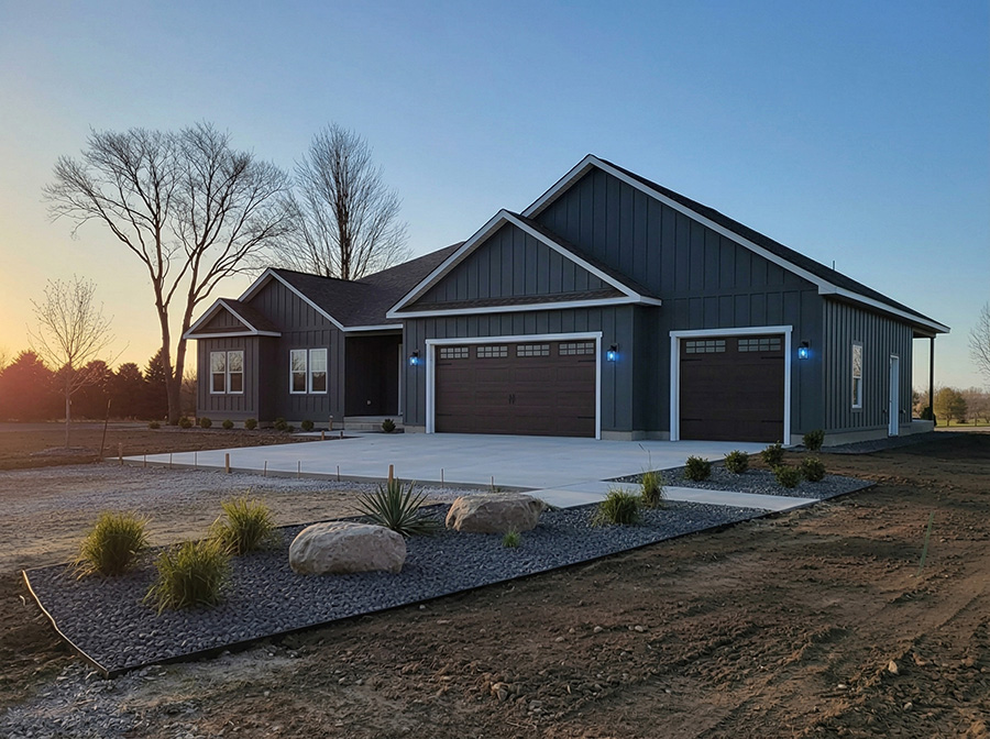 Modern Barndominium Exterior